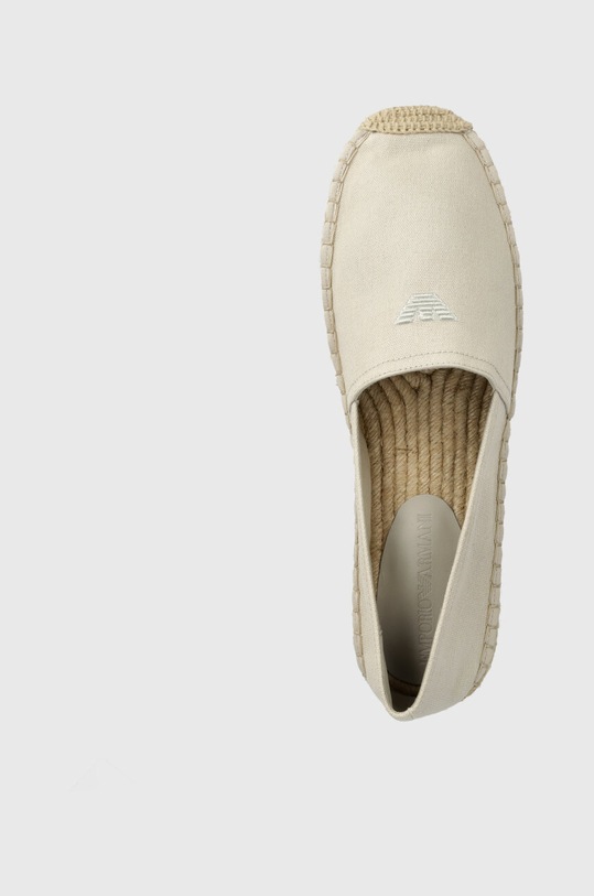 Emporio Armani Underwear espadryle beżowy XVSS07.XD396.D417