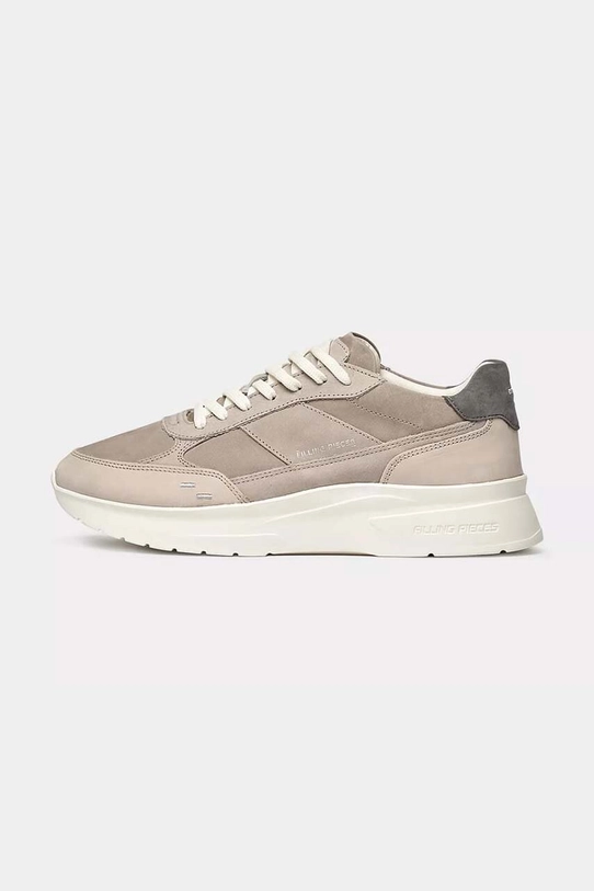 Semišové tenisky Filling Pieces Jet Runner ultra ľahké sivá 17127361002