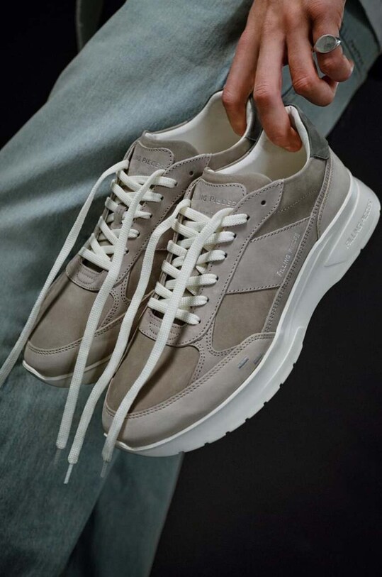 Замшевые кроссовки Filling Pieces Jet Runner 17127361002