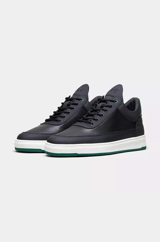 Kožené tenisky Filling Pieces Low Top Tech Crumbs 10155001926 černá SS24