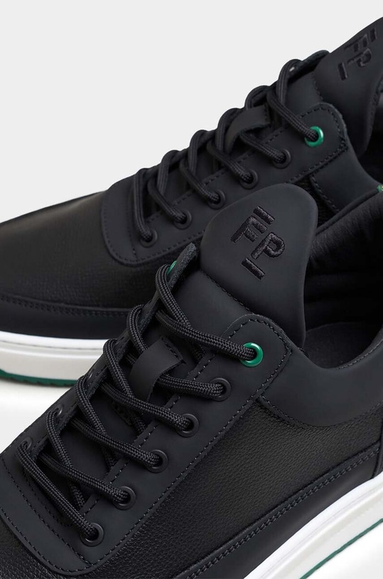 Boty Kožené tenisky Filling Pieces Low Top Tech Crumbs 10155001926 černá