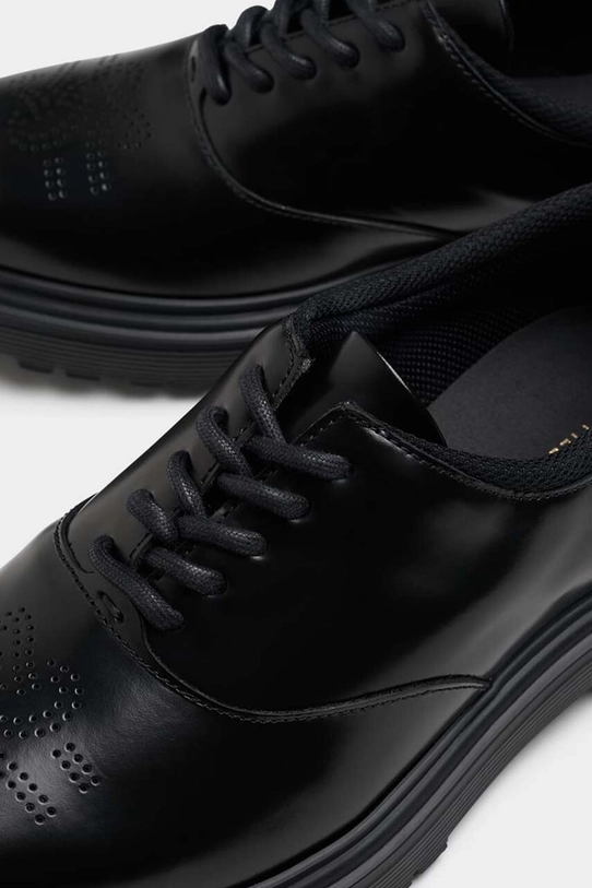 Shoes Filling Pieces leather shoes Derby Gowtu 74933921861 black