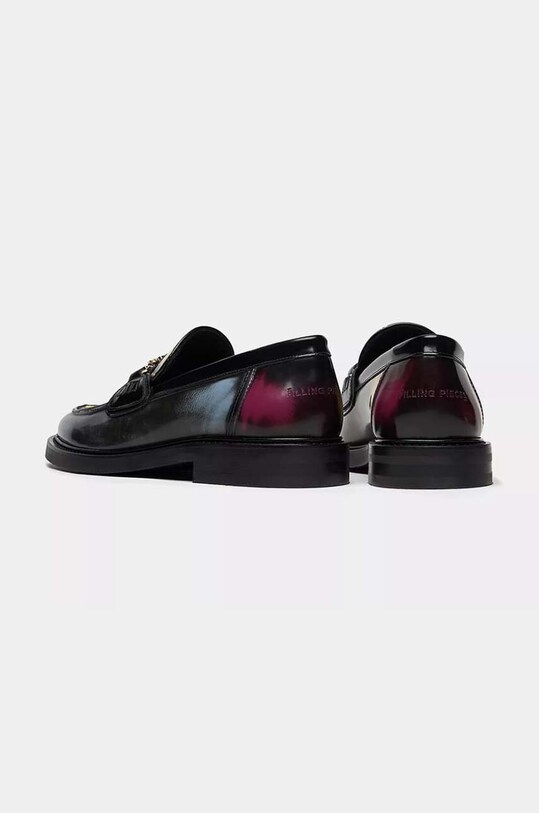 Filling Pieces mokasyny skórzane Loafer Polido czarny 44233193040