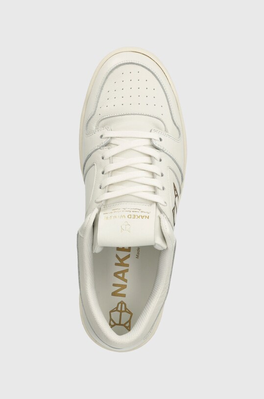 Naked Wolfe sneakers din piele CM-01 alb CM.01.Triple.White
