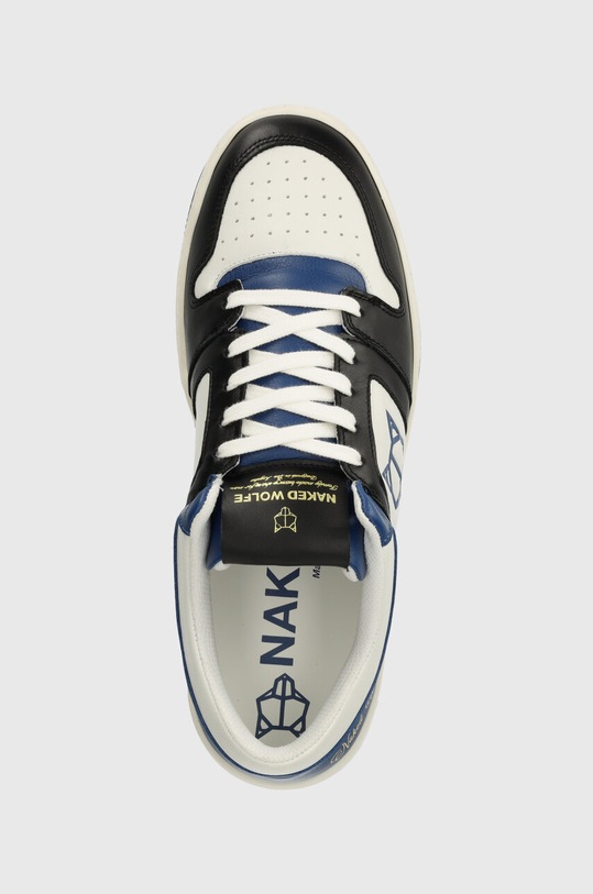 Naked Wolfe sneakersy skórzane CM-01 niebieski CM.01.Blue.Combo