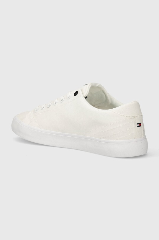 Boty Tenisky Tommy Hilfiger TH HI VULC LOW CANVAS FM0FM04882 bílá