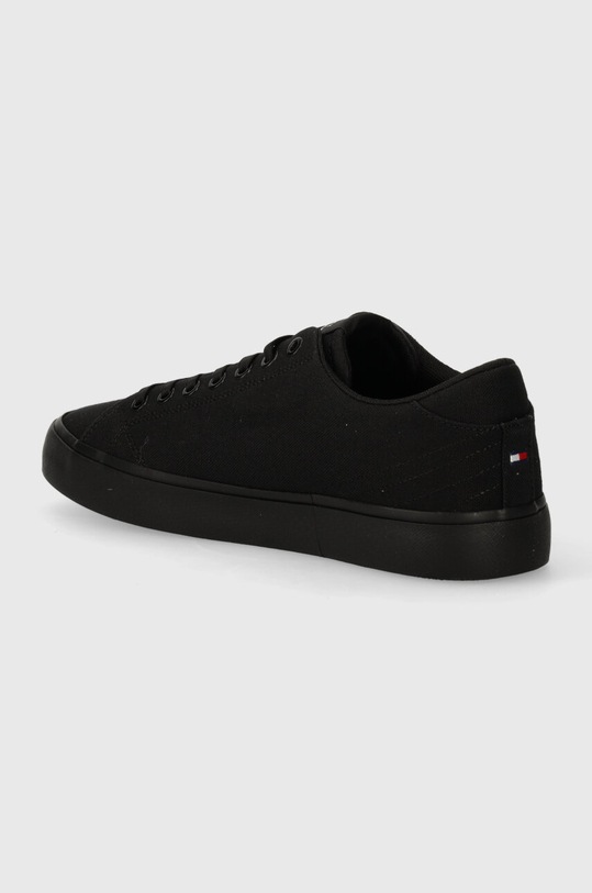 Boty Tenisky Tommy Hilfiger TH HI VULC LOW CANVAS FM0FM04882 černá