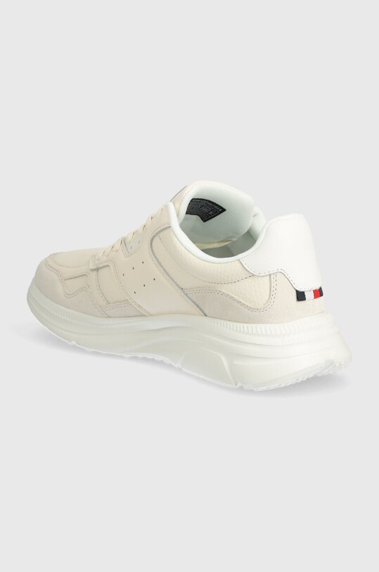 Încălțăminte Tommy Hilfiger sneakers din piele MODERN RUNNER BEST LTH MIX FM0FM04938 bej