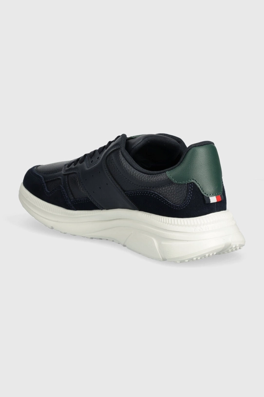 Obuwie Tommy Hilfiger sneakersy skórzane MODERN RUNNER BEST LTH MIX FM0FM04938 granatowy