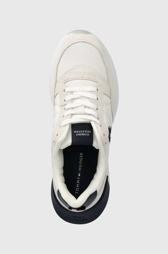 Tenisky Tommy Hilfiger CLASSIC ELEVATED RUNNER LOCKER bílá FM0FM04939