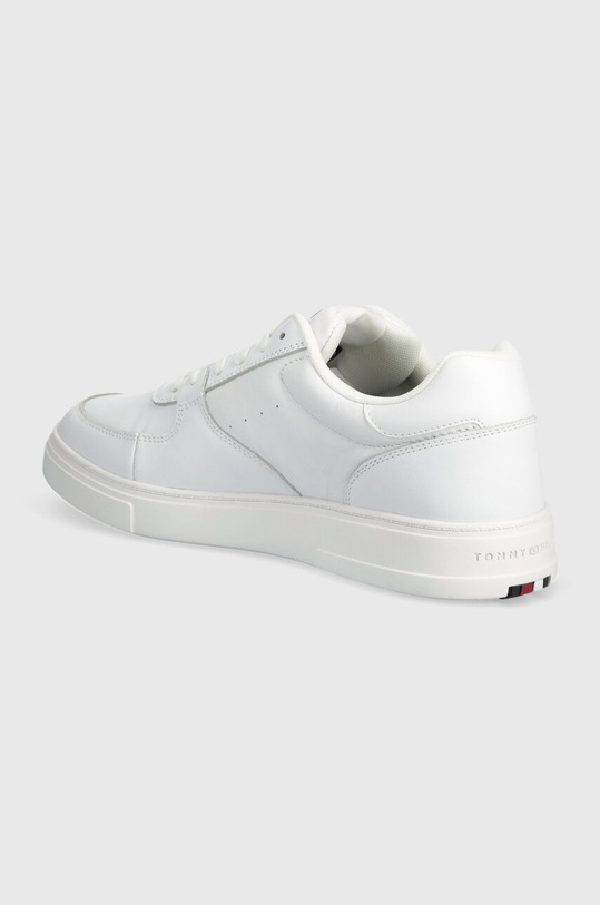 Obuwie Tommy Hilfiger sneakersy skórzane MODERN CUP CORPORATE LTH FM0FM04941 biały