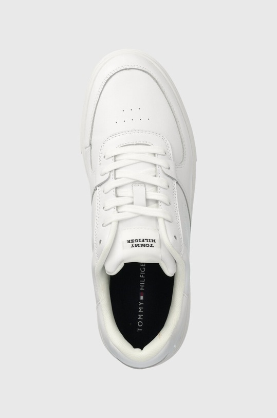 Tommy Hilfiger sneakersy skórzane MODERN CUP CORPORATE LTH biały FM0FM04941