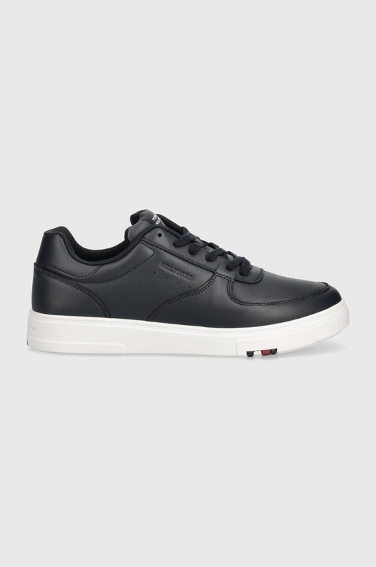 Kožené tenisky Tommy Hilfiger MODERN CUP CORPORATE LTH FM0FM04941 tmavomodrá SS24