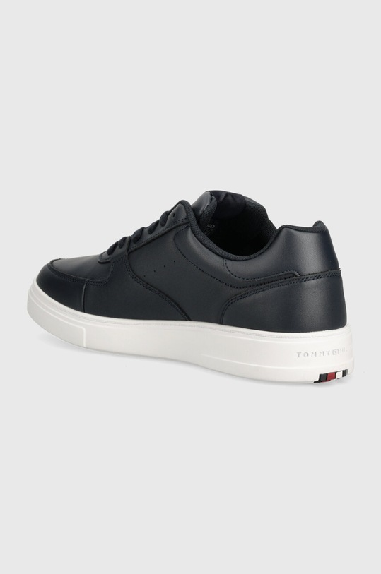 Obuv Kožené tenisky Tommy Hilfiger MODERN CUP CORPORATE LTH FM0FM04941 tmavomodrá