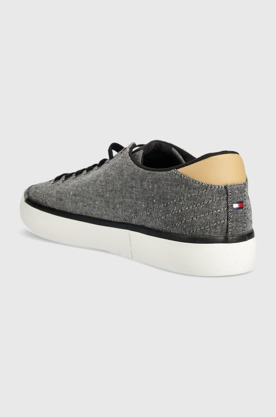 Obutev Teniske Tommy Hilfiger TH HI VULC LOW CHAMBRAY FM0FM04945 črna