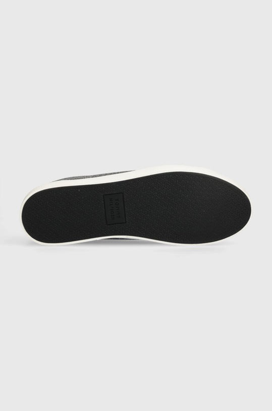 Teniske Tommy Hilfiger TH HI VULC LOW CHAMBRAY FM0FM04945 črna