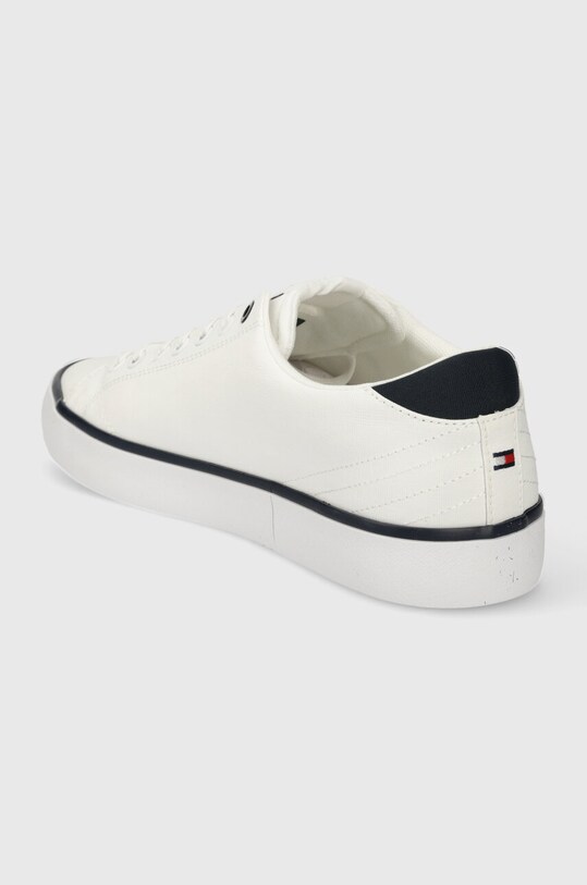 Obuv Tenisky Tommy Hilfiger TH HI VULC LOW STRIPES MESH FM0FM04946 biela
