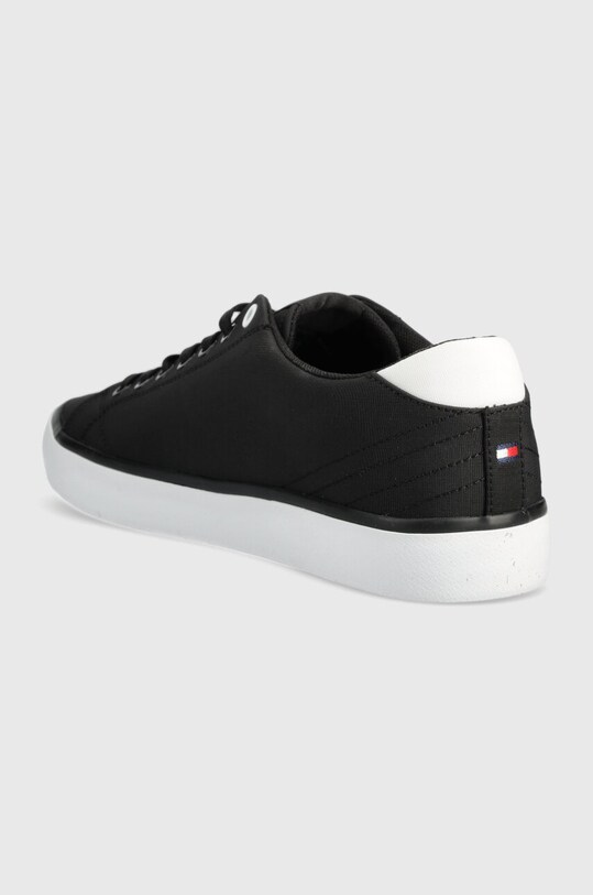 Обувь Кеды Tommy Hilfiger TH HI VULC LOW STRIPES MESH FM0FM04946 чёрный