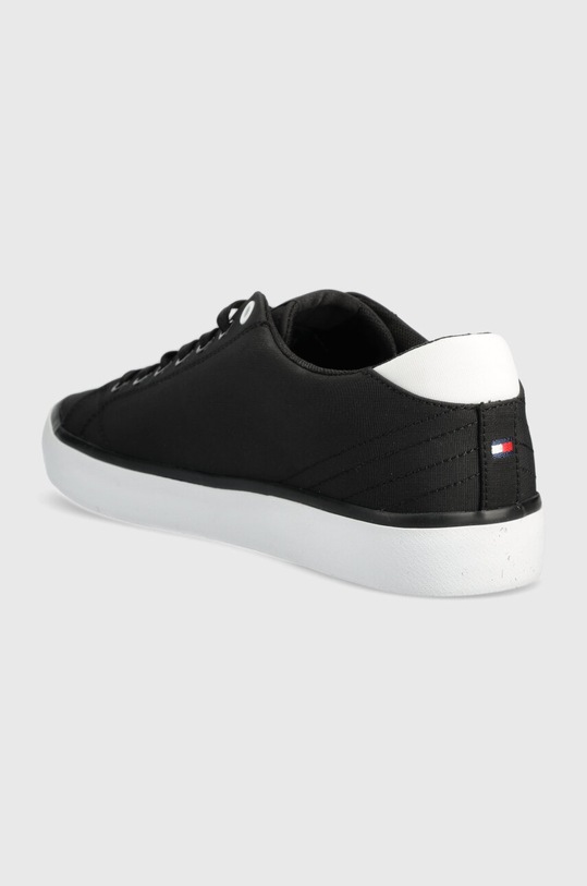 Încălțăminte Tommy Hilfiger tenisi TH HI VULC LOW STRIPES MESH FM0FM04946 negru