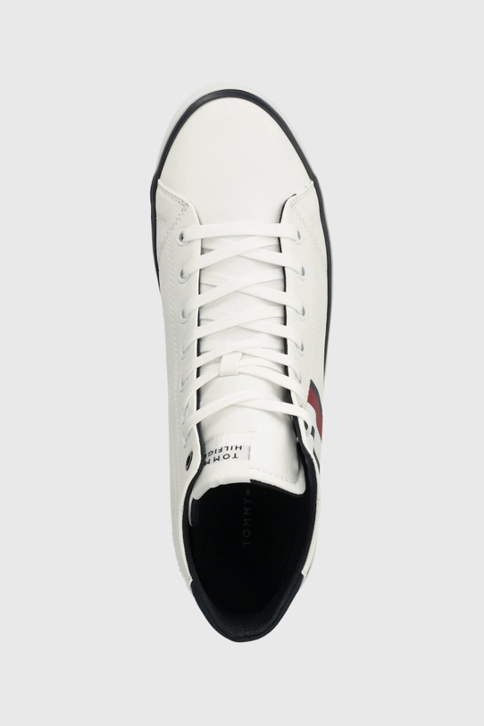 Кеды Tommy Hilfiger TH HI VULC STRIPES MESH белый FM0FM04948