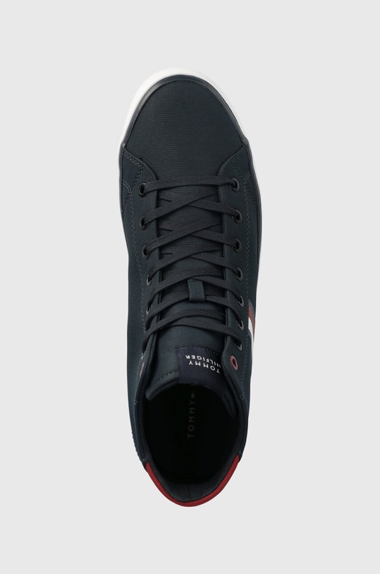 Kecky Tommy Hilfiger TH HI VULC STRIPES MESH námořnická modř FM0FM04948