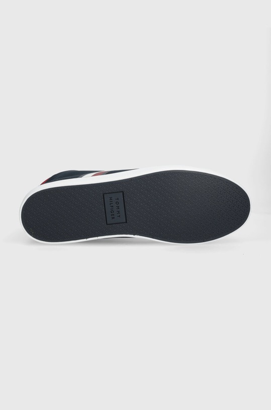 Kecky Tommy Hilfiger TH HI VULC STRIPES MESH FM0FM04948 námořnická modř