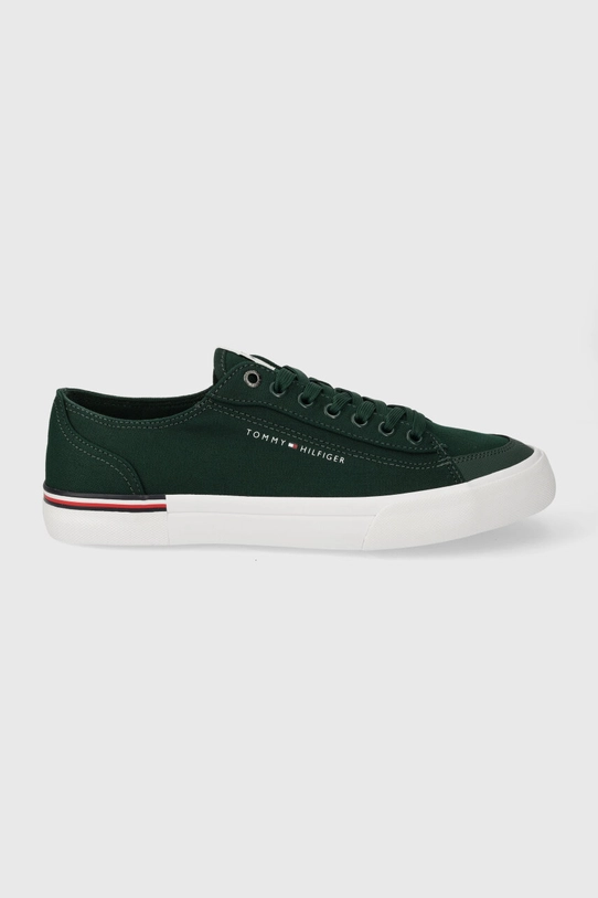 Tenisice Tommy Hilfiger CORPORATE VULC CANVAS tekstil tirkizna FM0FM04954