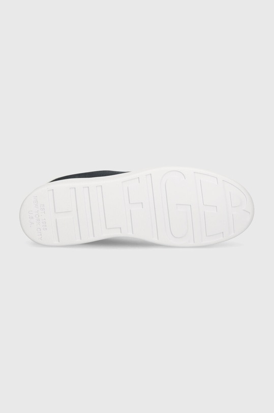 Tommy Hilfiger sneakersy COURT CUPSOLE PIQUE TEXTILE FM0FM04967 granatowy