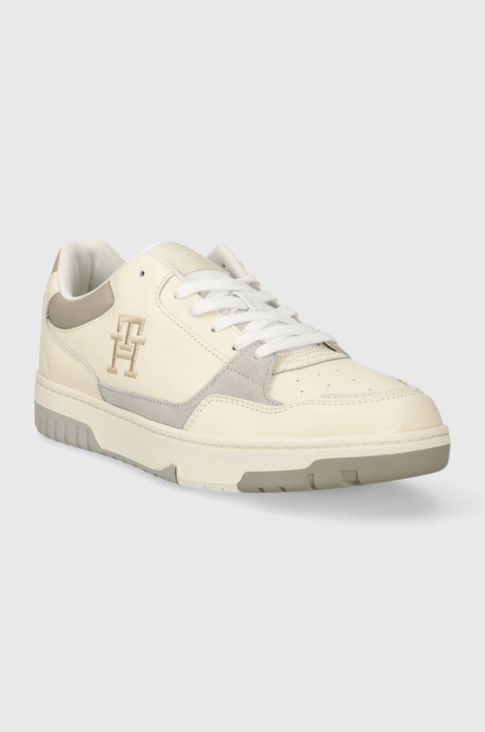 Tenisky Tommy Hilfiger TH BASKET STREET POP FM0FM04968 béžová SS24
