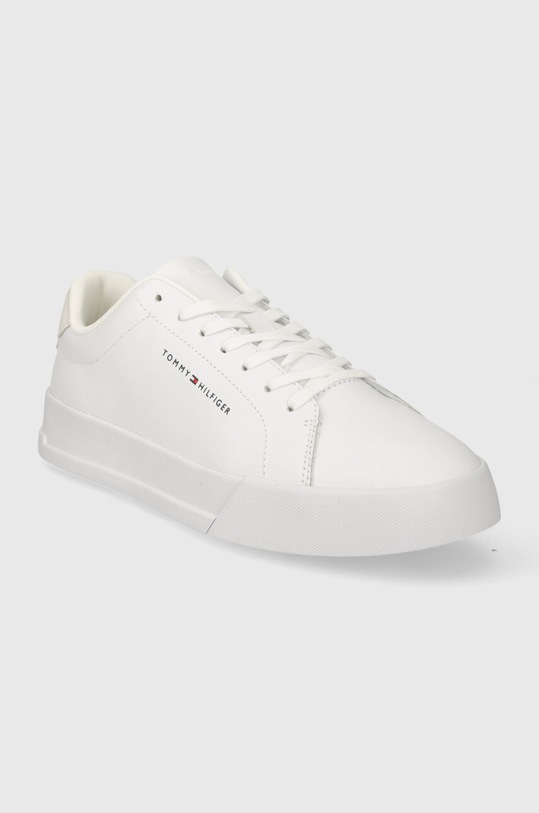 Kožené tenisky Tommy Hilfiger TH COURT LEATHER FM0FM04971 biela SS24