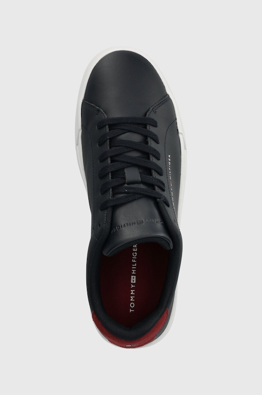 Tommy Hilfiger sneakersy skórzane TH COURT LEATHER granatowy FM0FM04971