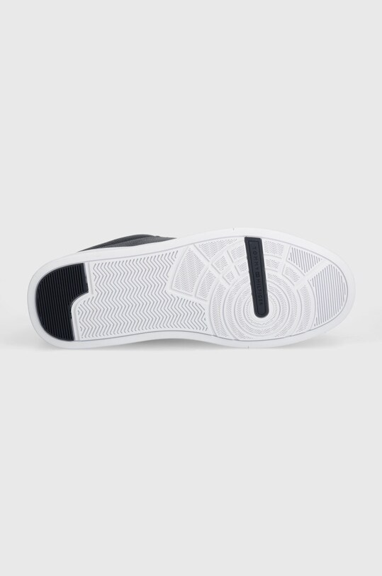 Кожаные кроссовки Tommy Hilfiger TH COURT BETTER LTH TUMBLED FM0FM04972 тёмно-синий