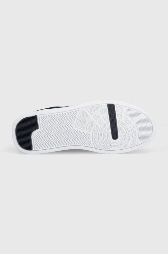 Σουέτ αθλητικά παπούτσια Tommy Hilfiger TH COURT BETTER SUEDE FM0FM04973 σκούρο μπλε
