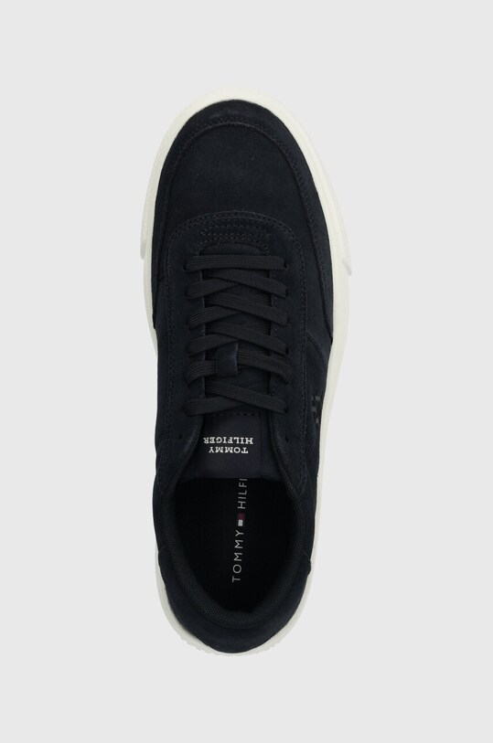 Замшеві кросівки Tommy Hilfiger TH CUPSET SUEDE темно-синій FM0FM04977