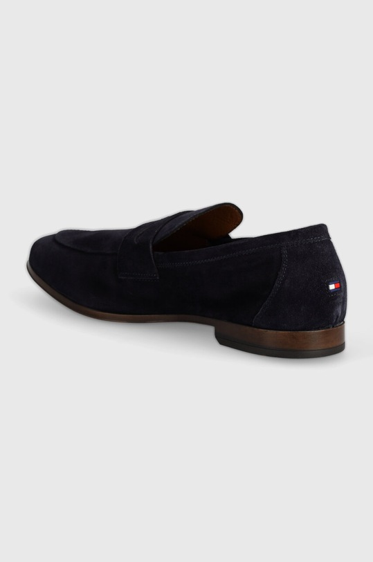 Обувки Велурени мокасини Tommy Hilfiger CASUAL LIGHT FLEXIBLE SDE LOAFER FM0FM04988 тъмносин