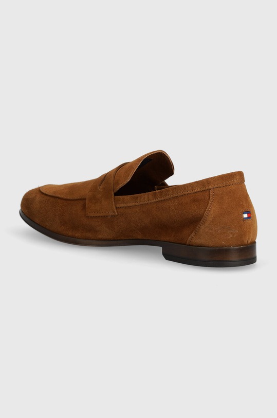 Obuwie Tommy Hilfiger mokasyny zamszowe CASUAL LIGHT FLEXIBLE SDE LOAFER FM0FM04988 brązowy