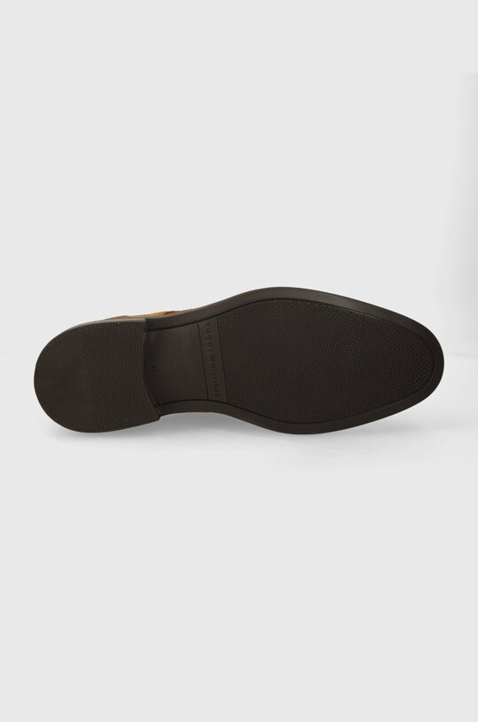 Замшевые туфли Tommy Hilfiger CORE TEXTURED SDE SHOE FM0FM04991 коричневый