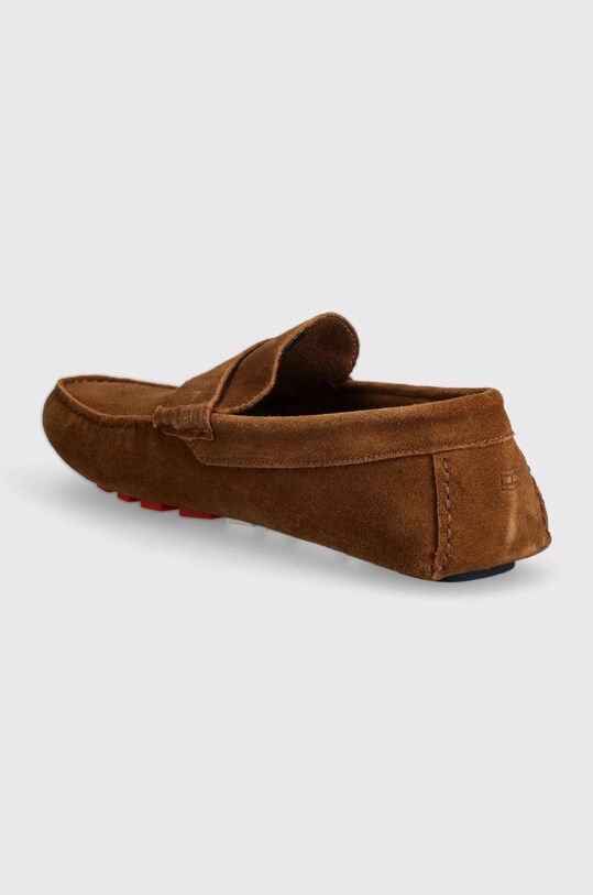 Obuwie Tommy Hilfiger mokasyny zamszowe TH CLASSIC SUEDE DRIVER FM0FM05000 brązowy