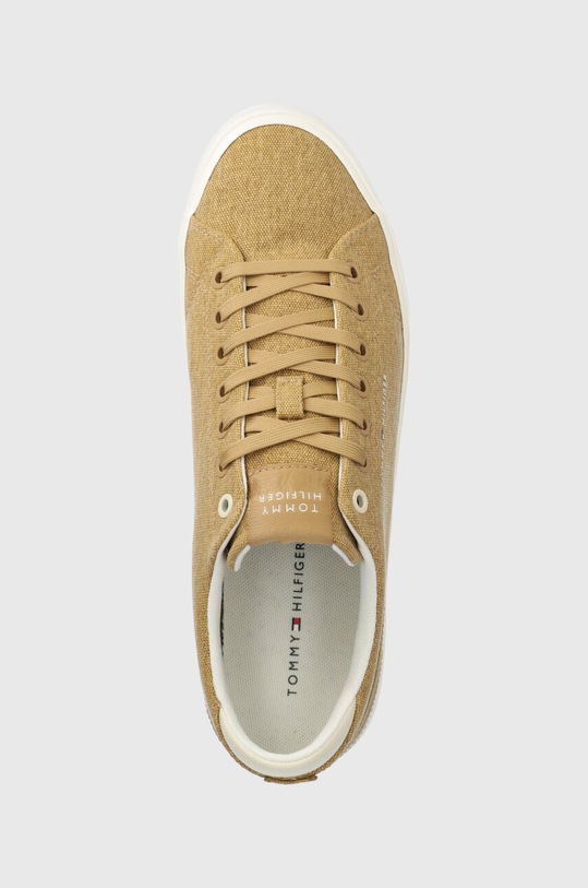 Tenisky Tommy Hilfiger TH HI VULC LOW SUMMER CVS béžová FM0FM05056