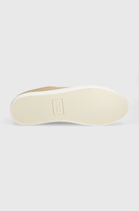Tenisky Tommy Hilfiger TH HI VULC LOW SUMMER CVS FM0FM05056 béžová