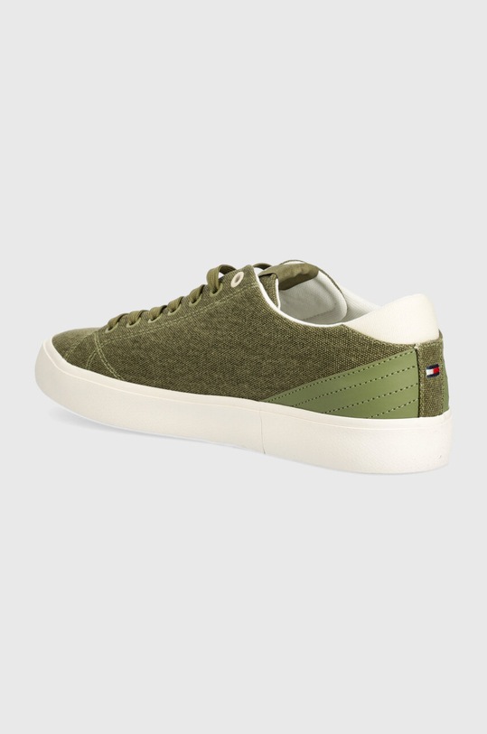 Boty Tenisky Tommy Hilfiger TH HI VULC LOW SUMMER CVS FM0FM05056 zelená