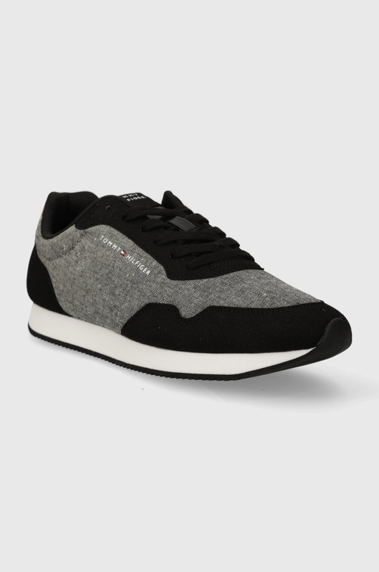 Маратонки Tommy Hilfiger LO RUNNER MIX CHAMBRAY FM0FM05070 черен SS24
