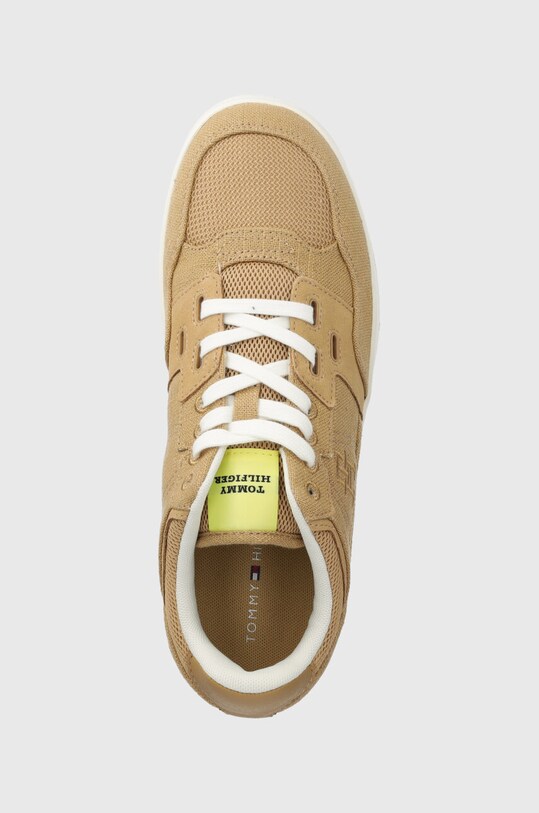 Tenisky Tommy Hilfiger TH BASKET STREET SUMMER béžová FM0FM05074