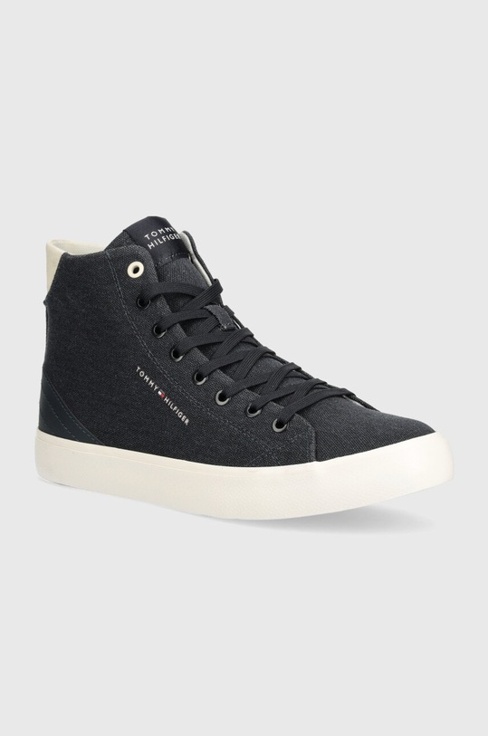 Tommy Hilfiger tenisi TH HI VULC SUMMER CVS Planet friendly bleumarin FM0FM05076