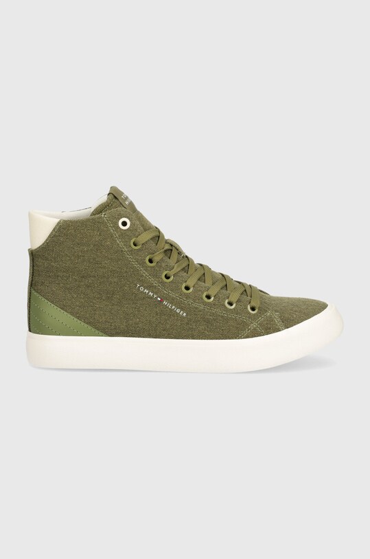 Tenisky Tommy Hilfiger TH HI VULC SUMMER CVS FM0FM05076 zelená SS24