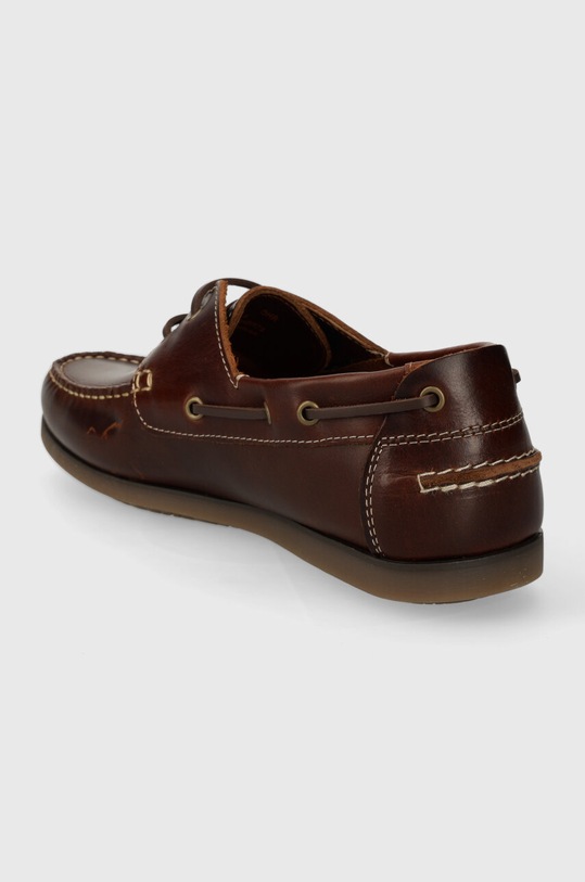 Boty Kožené mokasíny Barbour Wake MFO0684BR73 hnědá