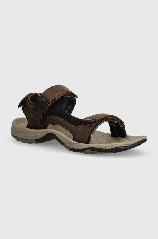 Sandale Barbour Pawston tekstil smeđa MFO0753BR72