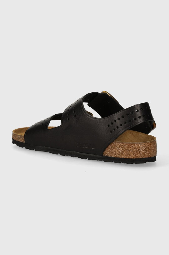 Παπούτσια Δερμάτινα σανδάλια Birkenstock Milano Bold Gap 1023622 μαύρο