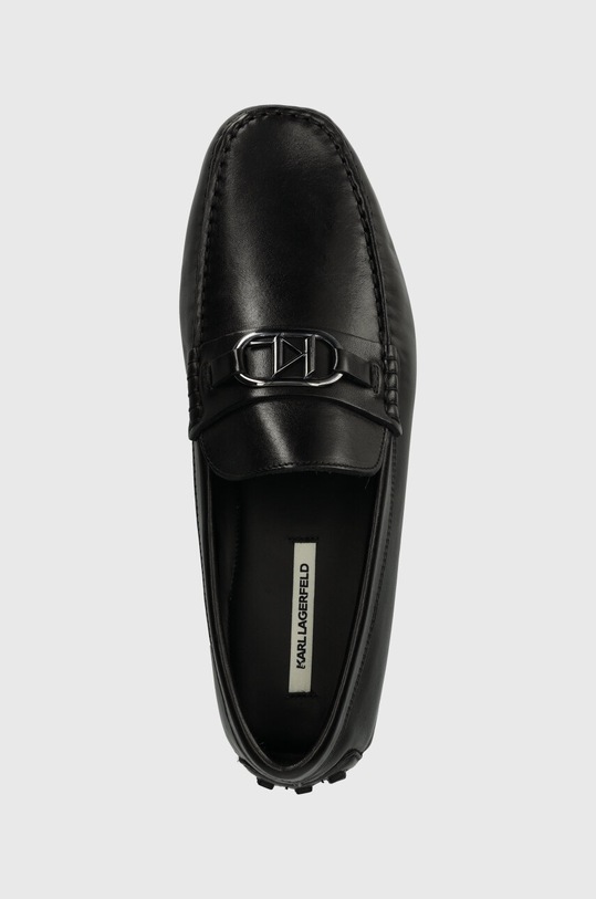Kožené mokasíny Karl Lagerfeld HAGAN KL čierna KL22410.000