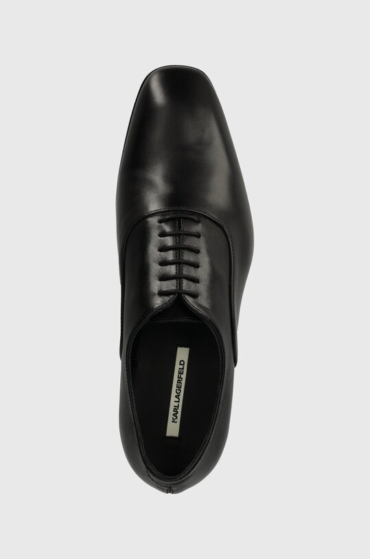 Шкіряні туфлі Karl Lagerfeld SAMUEL чорний KL12334.000
